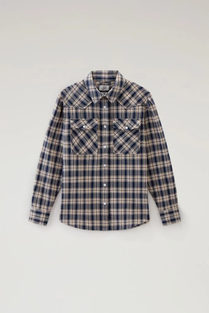 WOOLRICH Light Flannel Check Shirt - Women - Multicolor 1