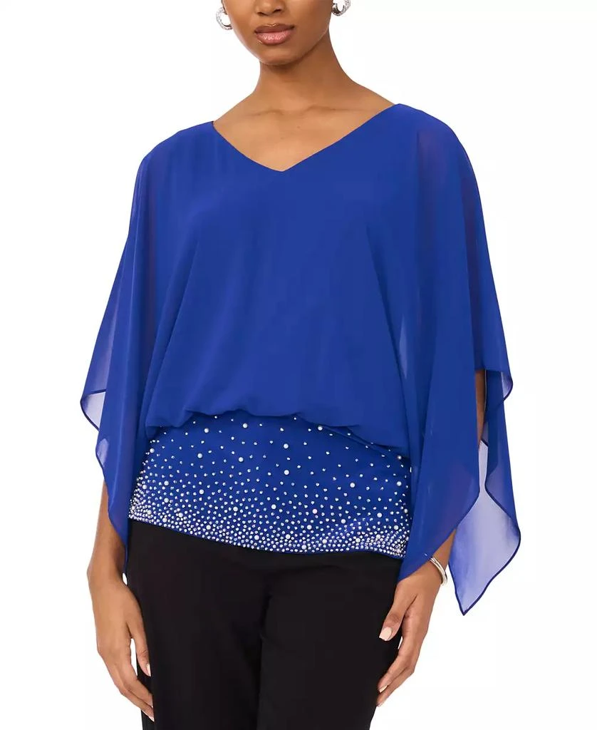 MSK Women's V-Neck Dolman-Sleeve Top 1