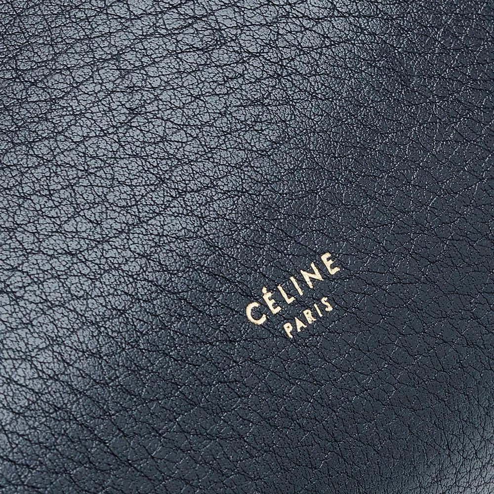 Celine Celine Black Leather Small Tie Tote 9