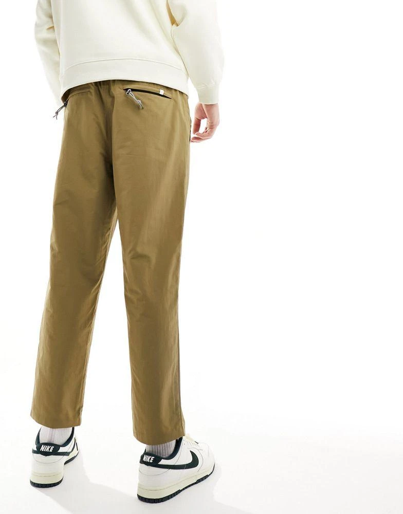 Farah Farah hawtin technical relaxed tapered trousers in beige 3