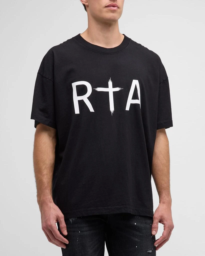 RTA Men's Liam Cross Logo T-Shirt 4