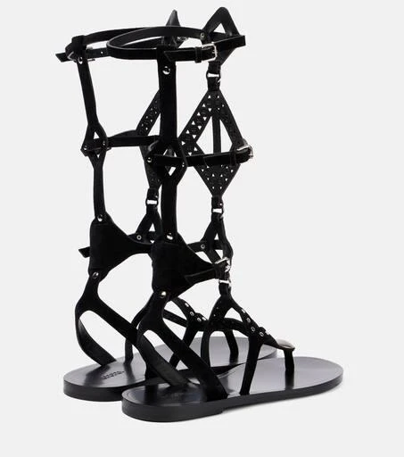 Isabel Marant Boham cutout suede gladiator sandals 2