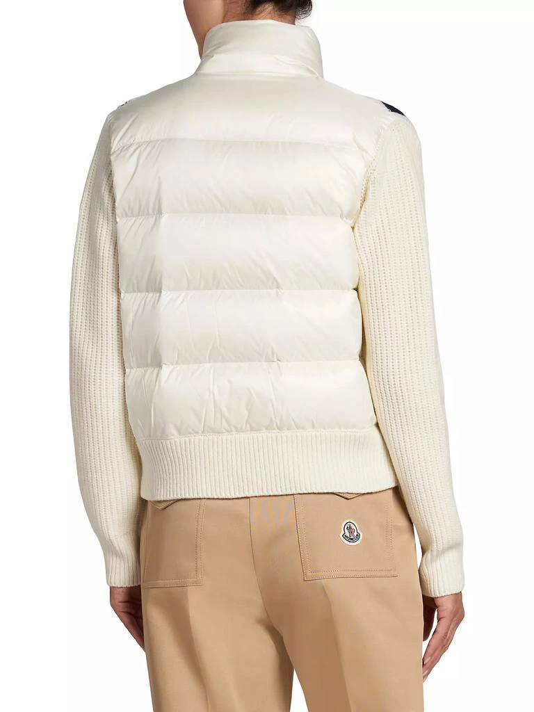 Moncler Striped Down Puffer Cardigan 5