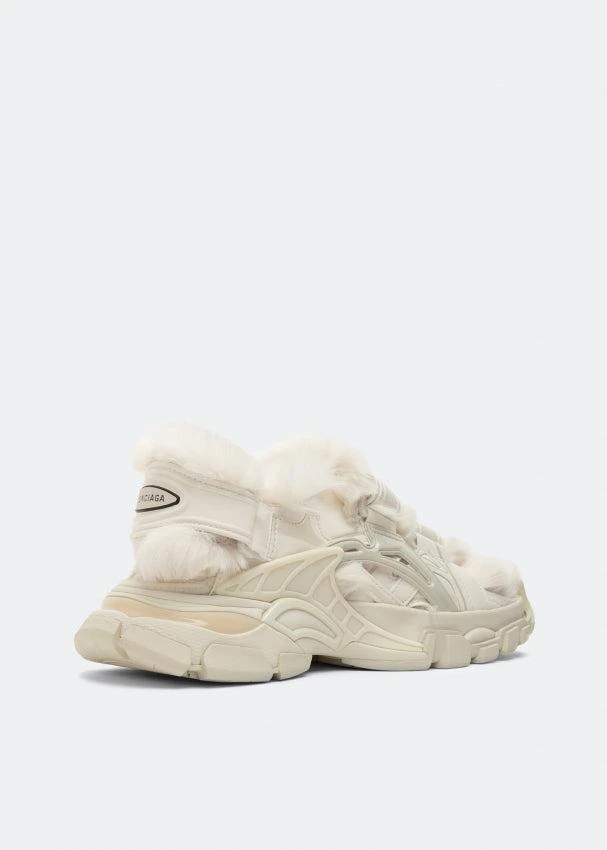 Balenciaga Balenciaga Faux-Fur Track Sandals