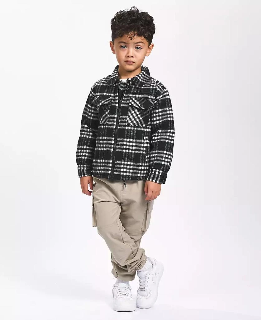 Sovereign Code Little Boys Plaid Coaches Jacket 4