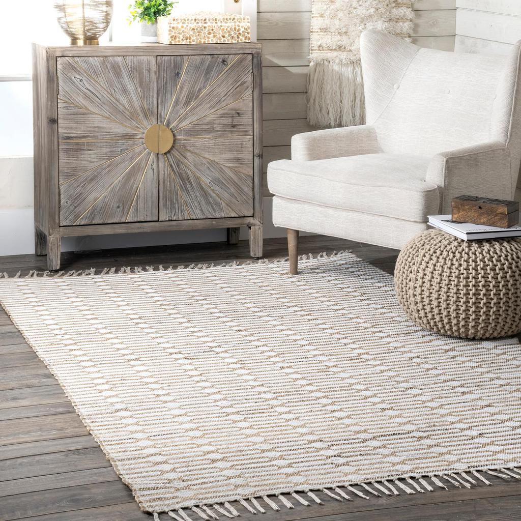 nuLOOM Lavena Printed Winged Trellis Area Rug