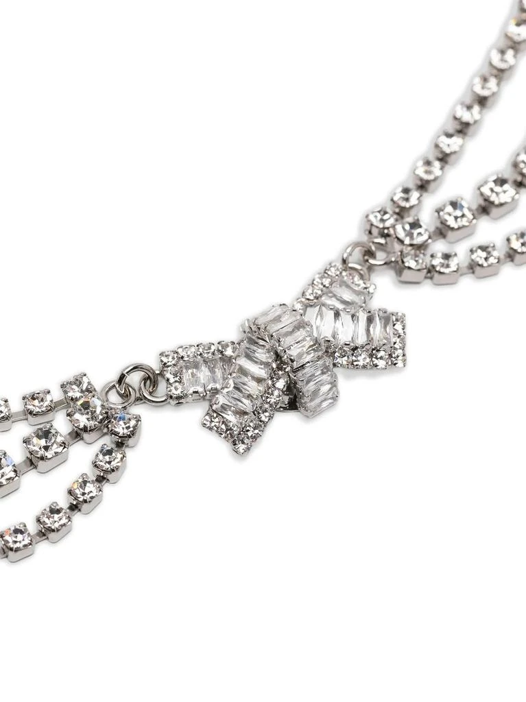 Alessandra Rich Alessandra Rich Crystal Bow Necklace 2