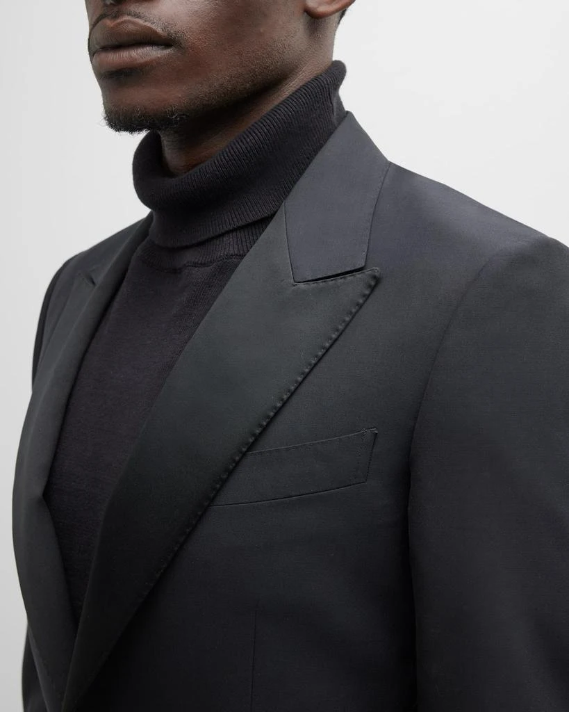 Zegna Men's Sartorial Wool and Silk Tuxedo 7