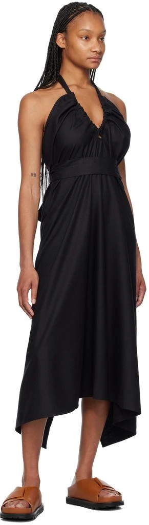 Baserange SSENSE Exclusive Black Node Maxi Dress 4