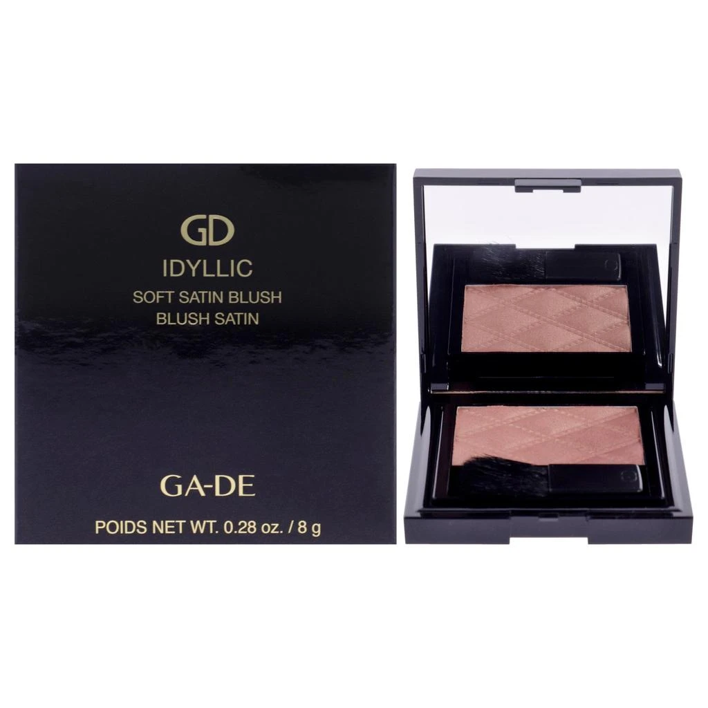 GA-DE Idyllic Soft Satin Blush Powder - 25 Woodberry by  for Women - 0.28 oz Blush 1
