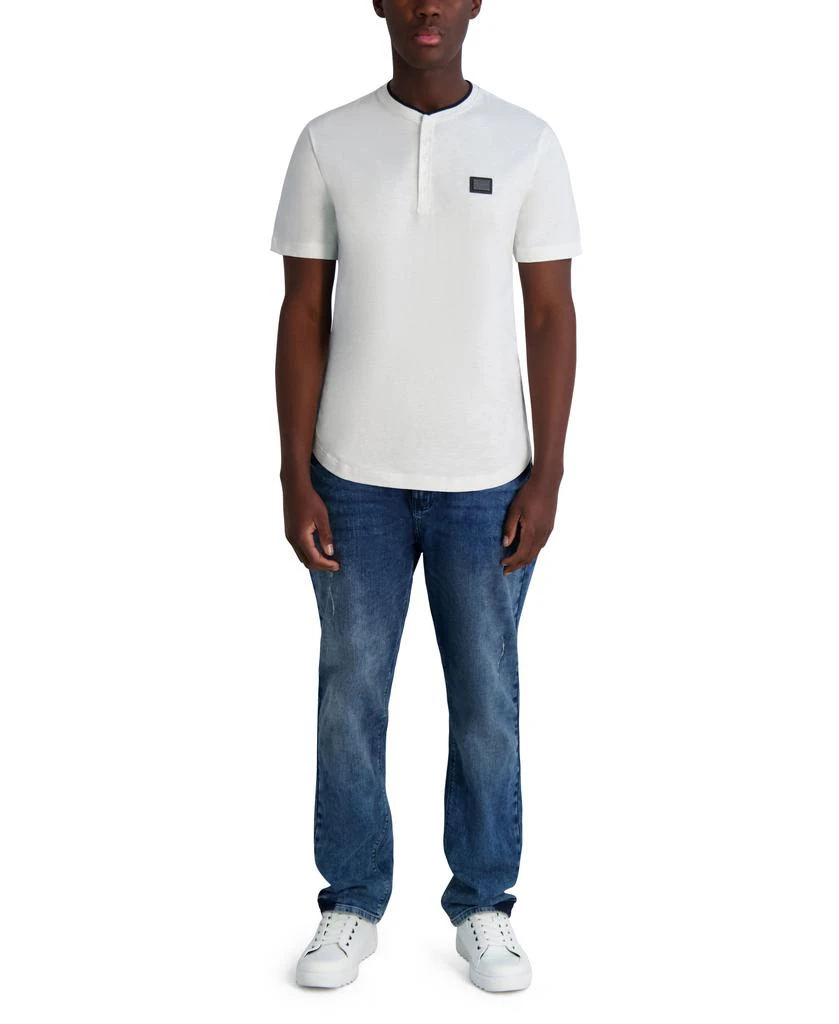 Karl Lagerfeld Paris KARL LOGO PLATE HENLEY TEE 4