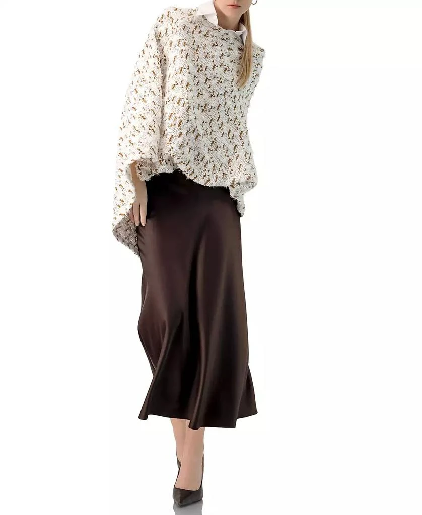 Ivonne Women
s Knitted Poncho Sweater 6