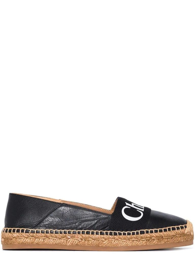 NA Embossed logo black Espadrillas