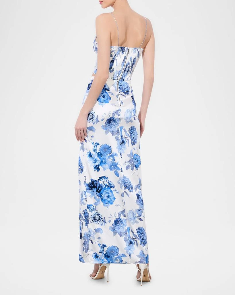 Alice + Olivia Valentina Cropped Corset Top 3