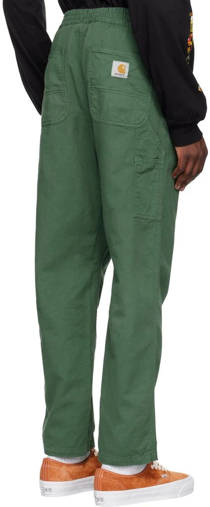 Carhartt WIP Green Flint Trousers 3