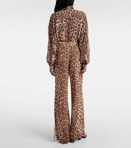 Zimmermann Leopard-print flared pants 3