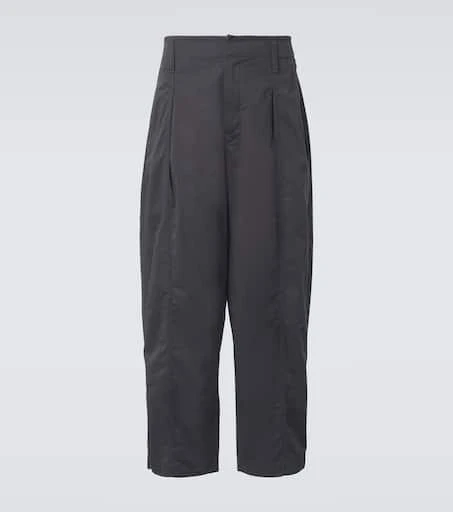 Lemaire Maxi pleated cotton twill pants 1