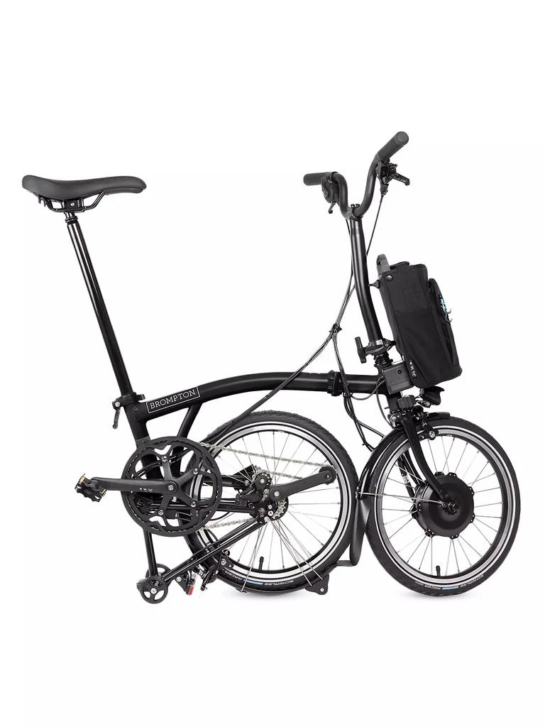 Brompton Bikes Electric C Line 12 Speed Mid Handlebar Folding Bike 2