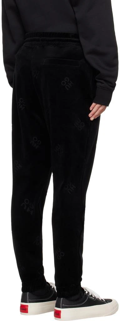 Hugo Black Embossed Sweatpants 3