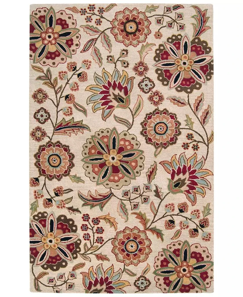 Surya Athena ATH-5035 Dark Brown 6' x 9' Area Rug 1