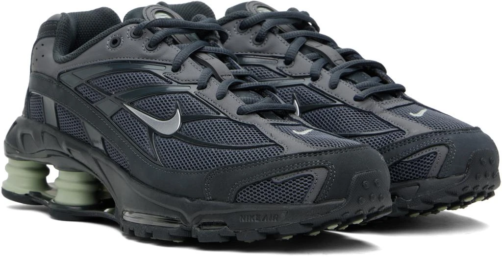 NIKE Gray Shox Ride 2 Sneakers 4