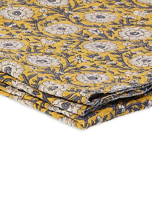 TAJ HOTEL Taj Hotel Kantha Cotton Throw 3
