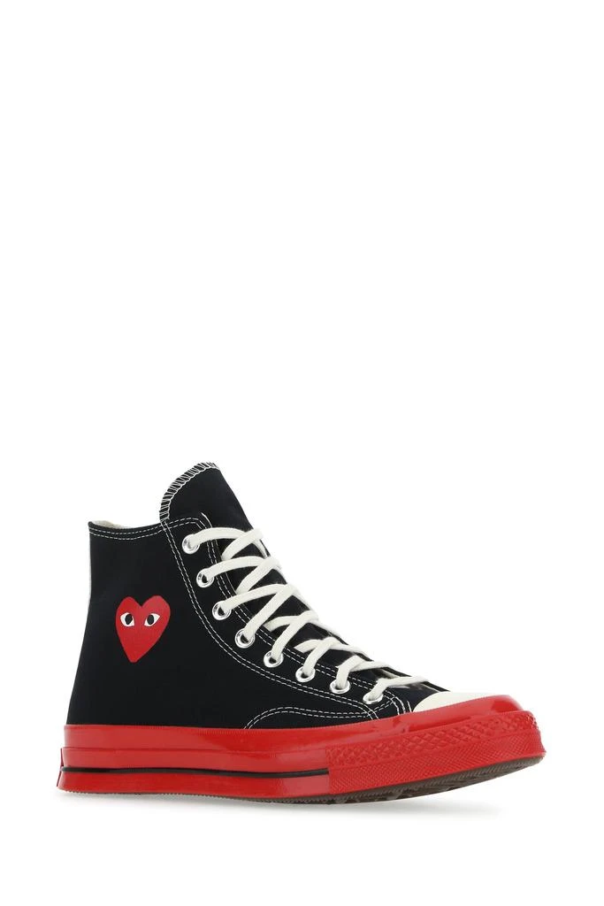Comme des Garcons Black canvas Comme Des Garçons X Converse sneakers 2