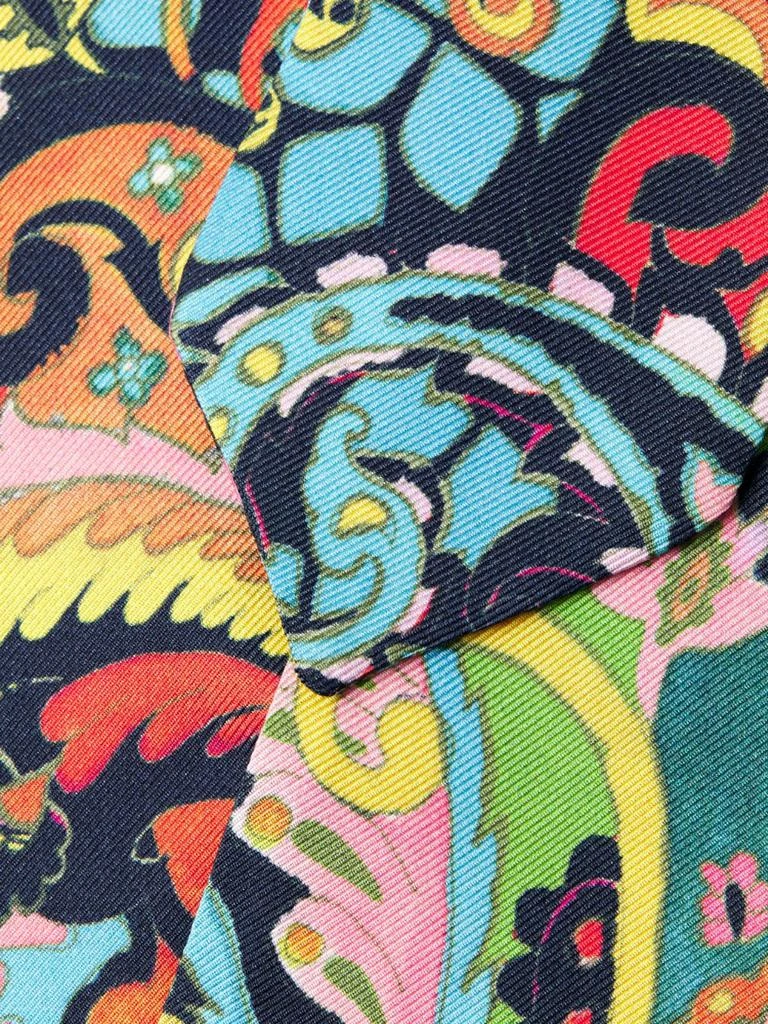 ETRO Arizona Paisley Silk Skinny Scarf 3