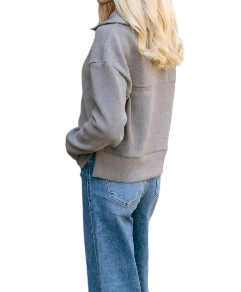 Thread & Supply Kristine Pullover Sweater In Driftwood 2