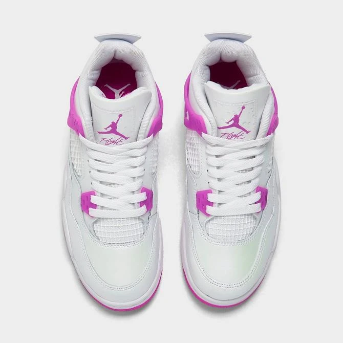 Jordan Girls' Big Kids' Jordan Retro 4 Basketball Shoes 5