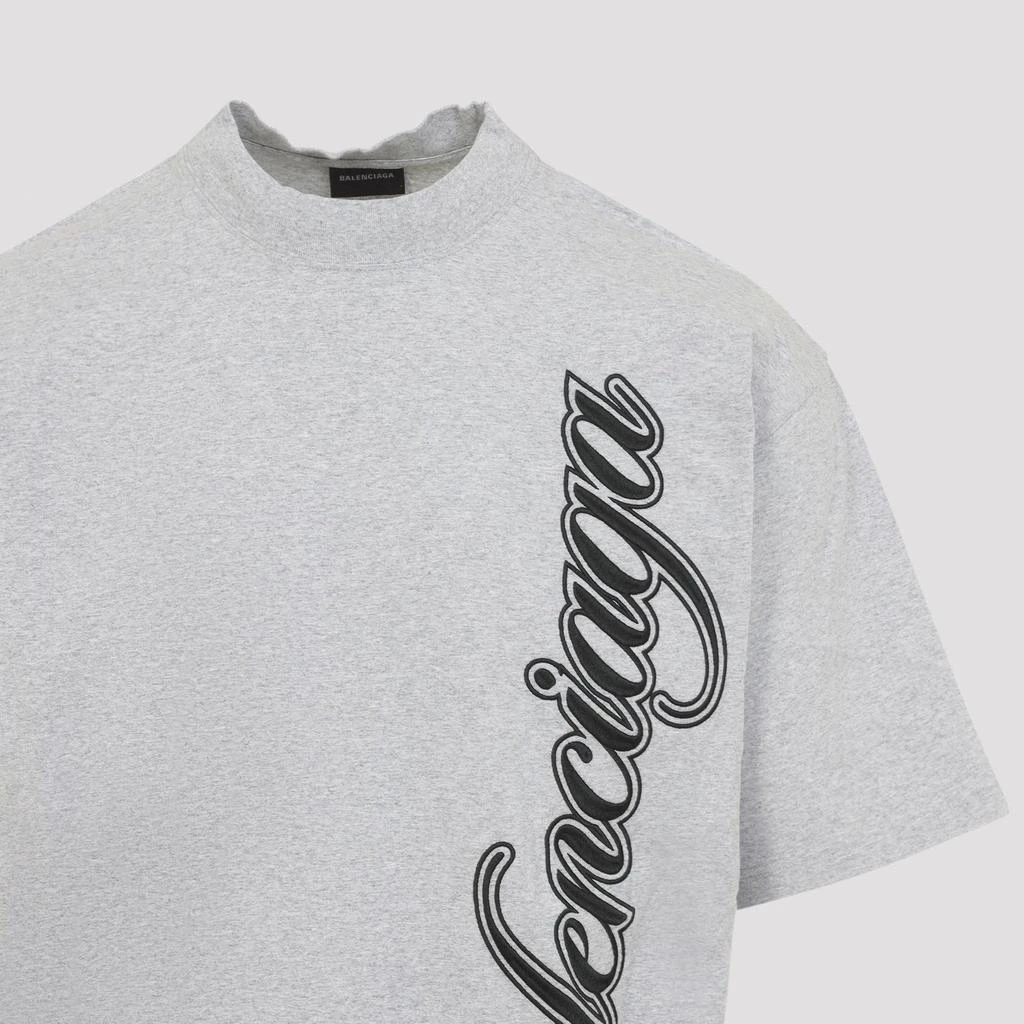 Balenciaga Balenciaga Cursive Medium Fit T-Shirt 3