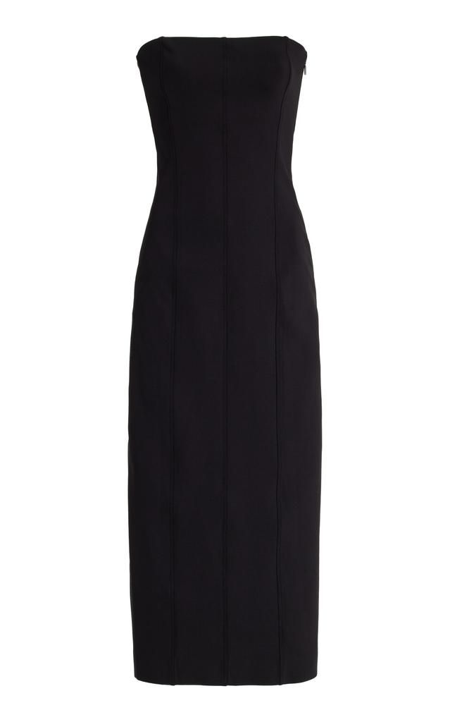 The Row The Row - Melonia Strapless Scuba Maxi Dress  - Black - XL - Moda Operandi