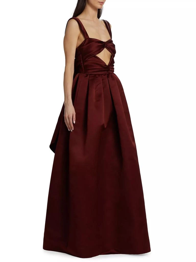 Adam Lippes Francesca Silk Cut-Out Gown 4