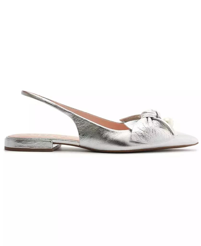 Arezzo Women's Mother of Pearl Ballet Flats 6
