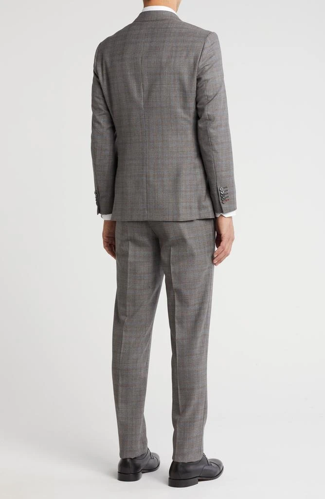 English Laundry Plaid Double Breasted Wool Blend Suit 2