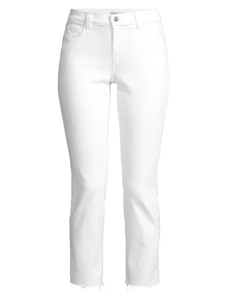 L'Agence Sada High-Rise Crop Slim Straight Jeans 1