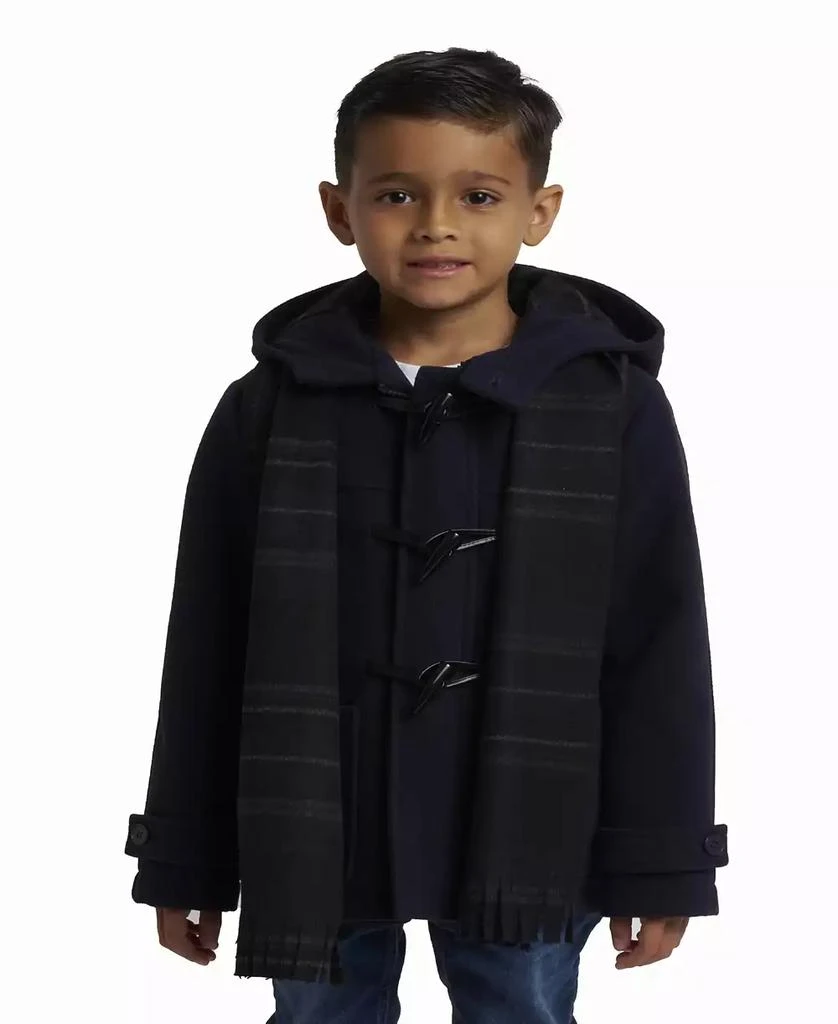 S Rothschild & CO Toddler & Little Boy Toggle Dress Coat with Scarf 1