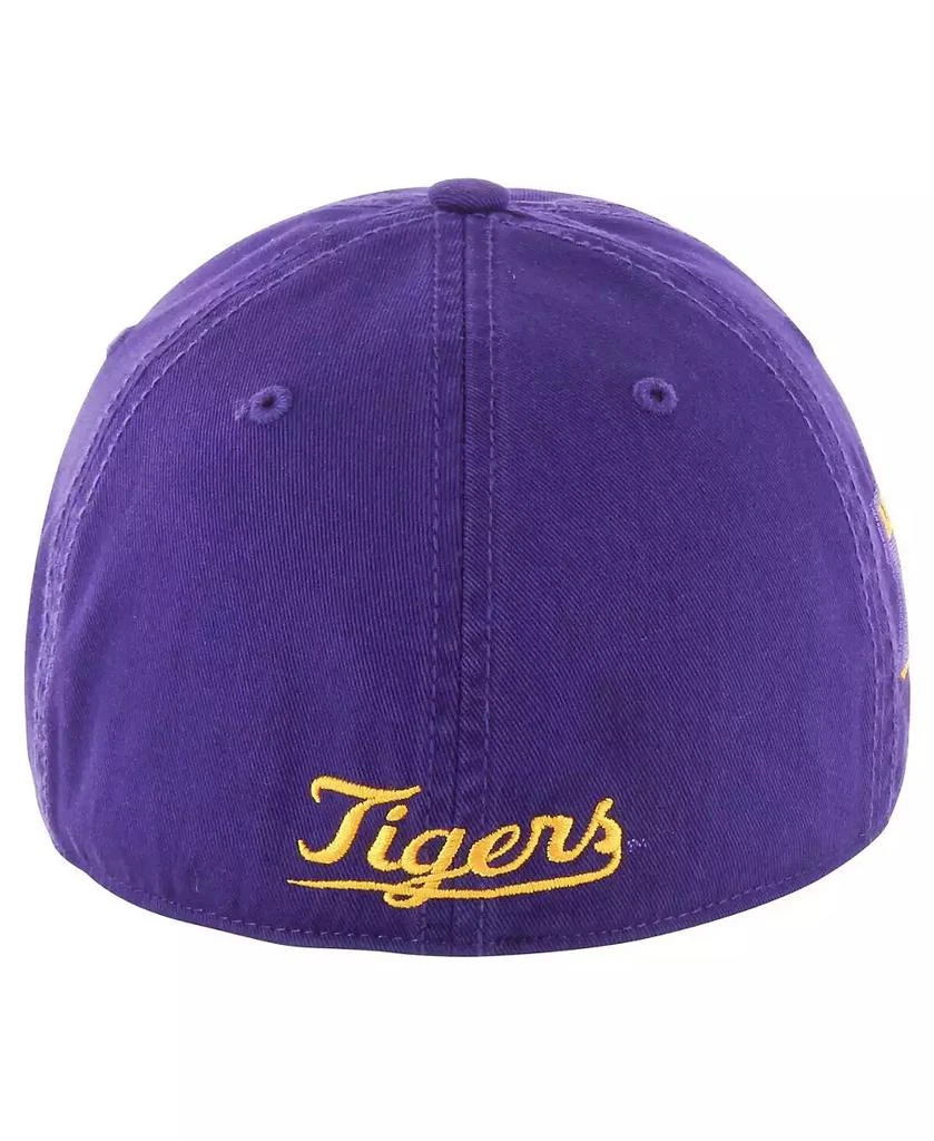 47 Brand Men's Purple LSU Tigers Vintage Sure Shot Franchise Fitted Hat 2