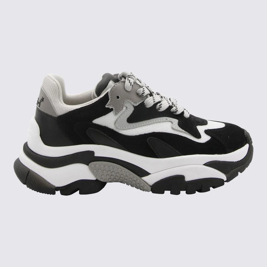 Ash ASH BLACK AND GREY LEATHER SNEAKERS 1