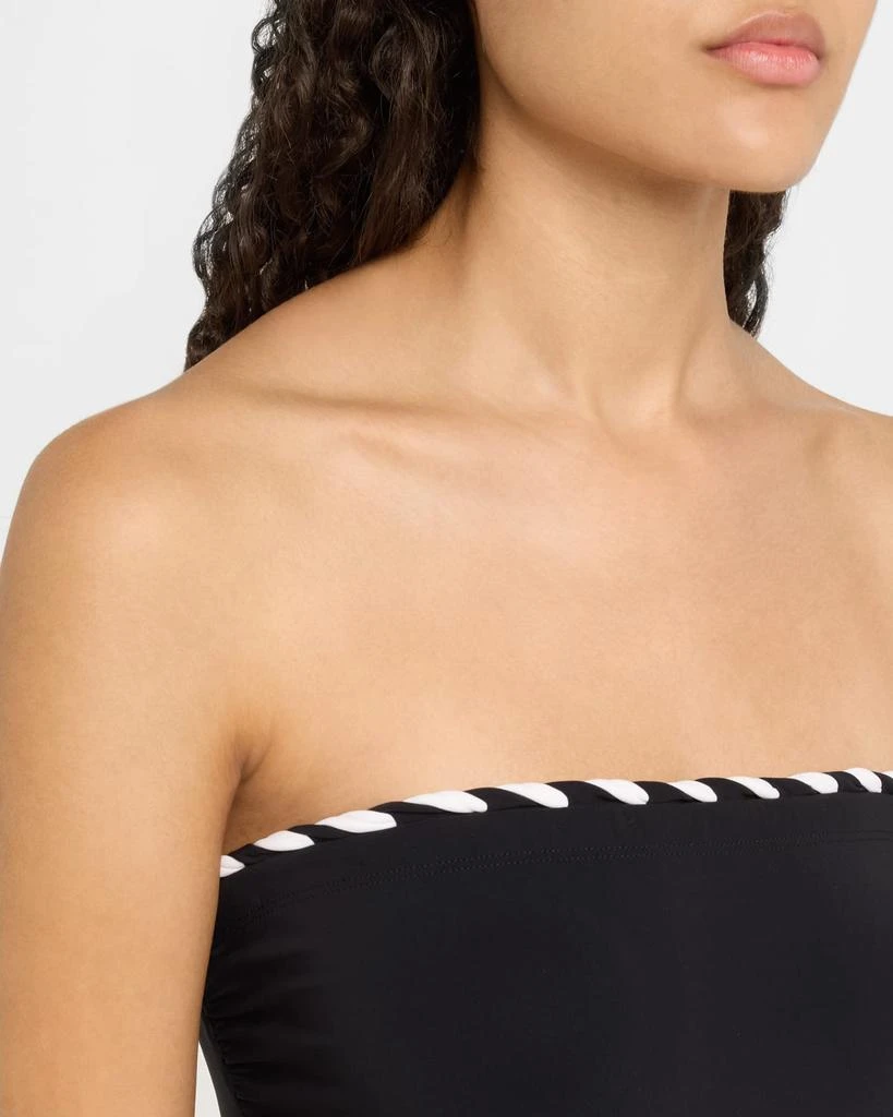 Karla Colletto Reed Bandeau One-Piece Swimsuit 3