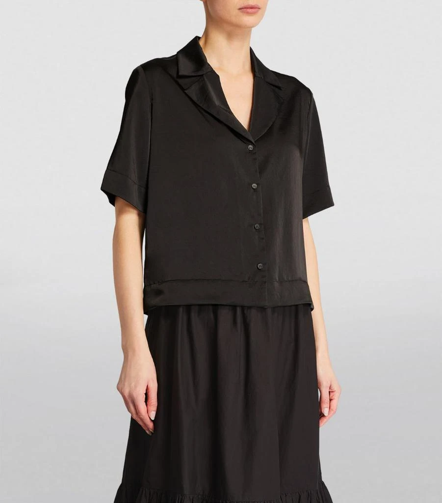 Claudie Pierlot Satin Bowling Shirt 3