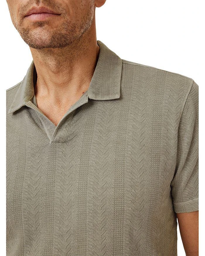 John Varvatos Zion Open Collar Polo Shirt 2