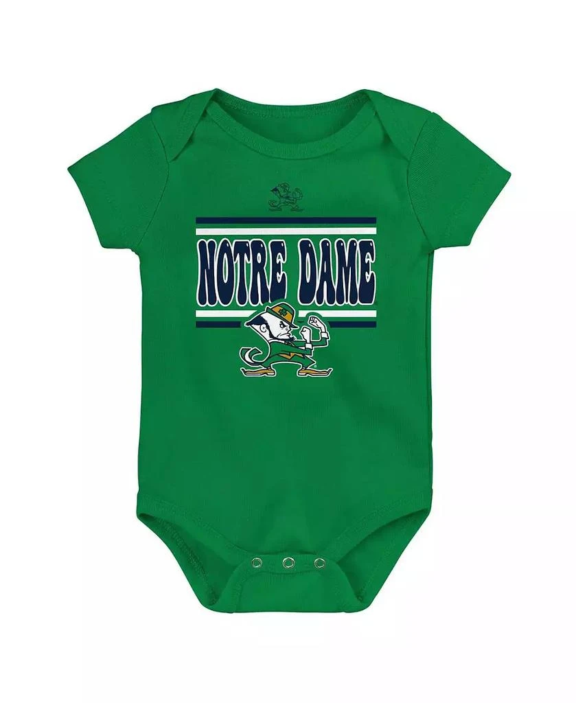 Outerstuff Newborn Navy Notre Dame Fighting Irish Sunday Comics 3-Pack Bodysuit Set 3