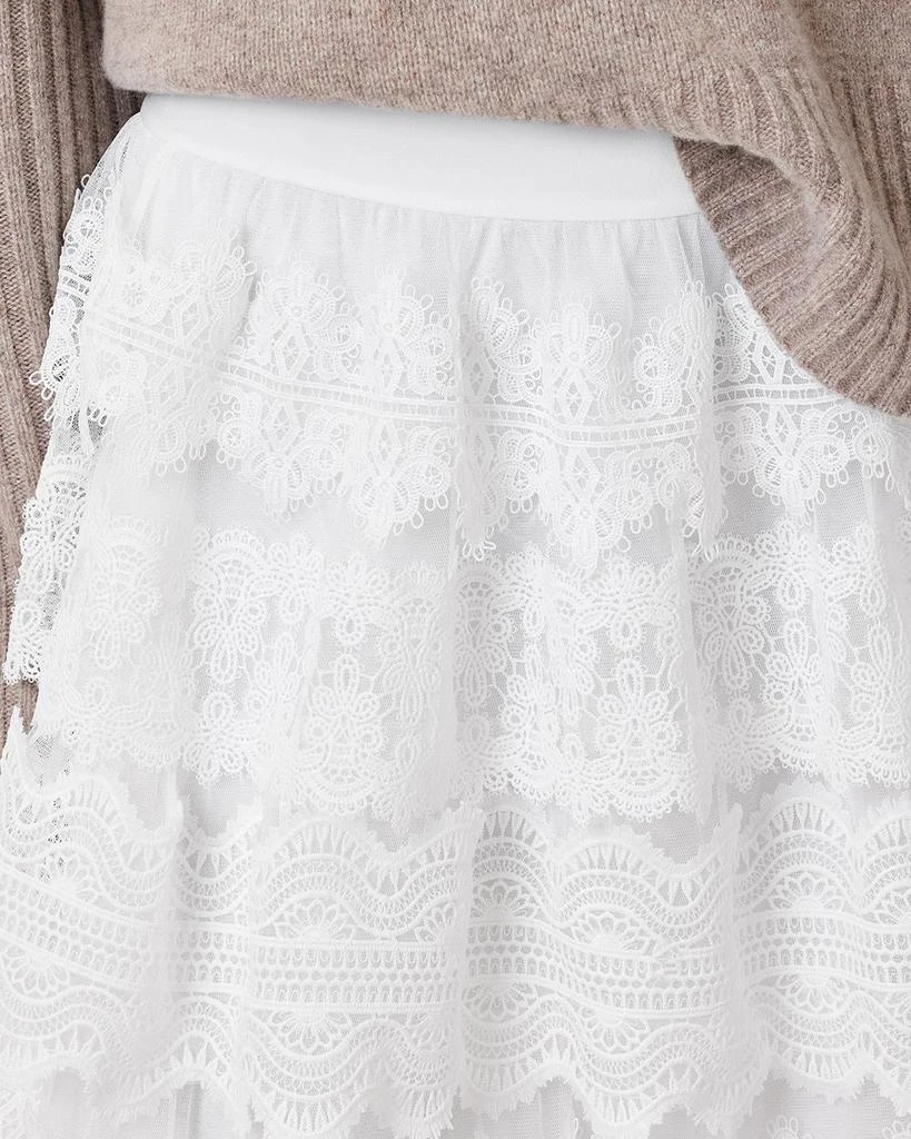 ALL SAINTS Lizi Lace Tiered Maxi Skirt 5