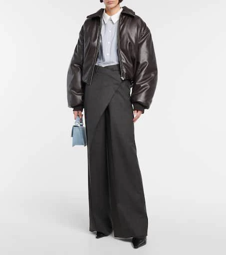 Acne Studios Padded coated jersey bomber jacket 2