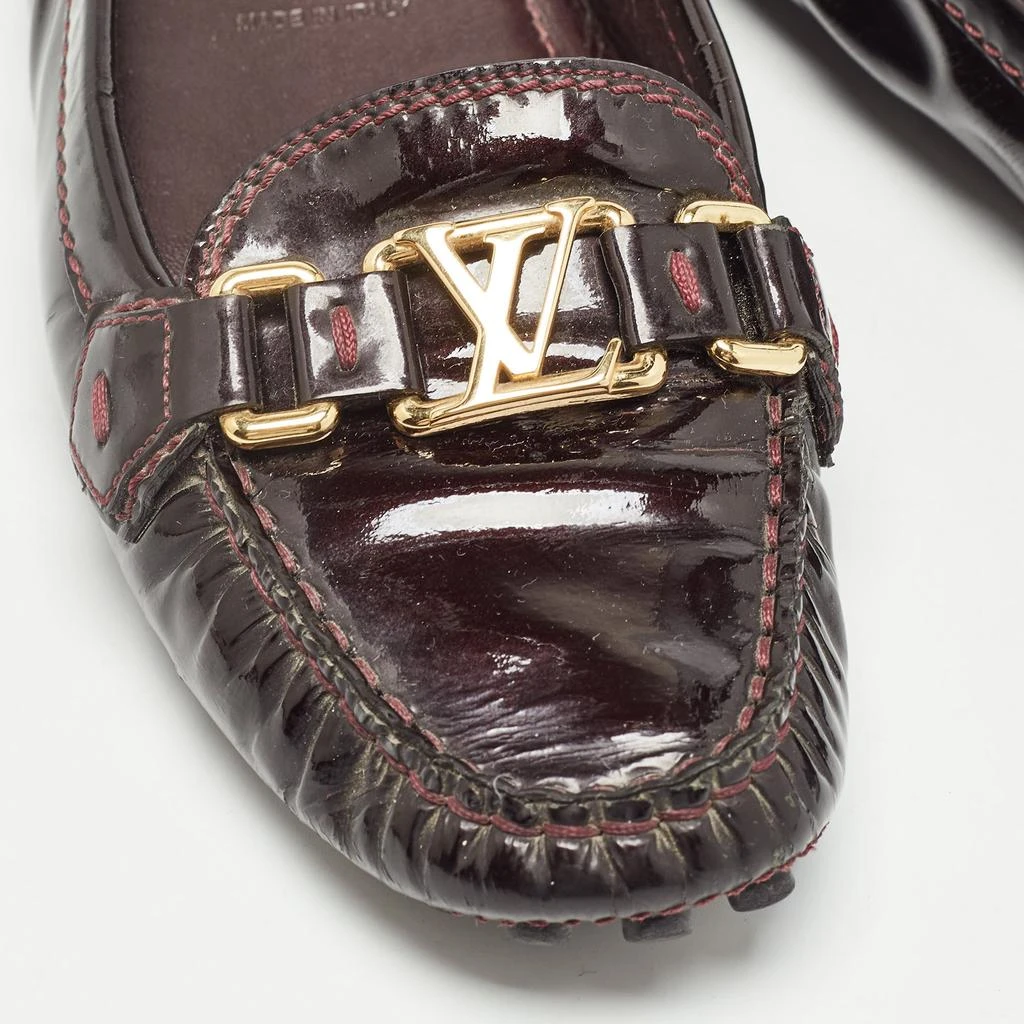 Louis Vuitton Louis Vuitton Burgundy Patent Oxford Ballet Flats Size 39 7