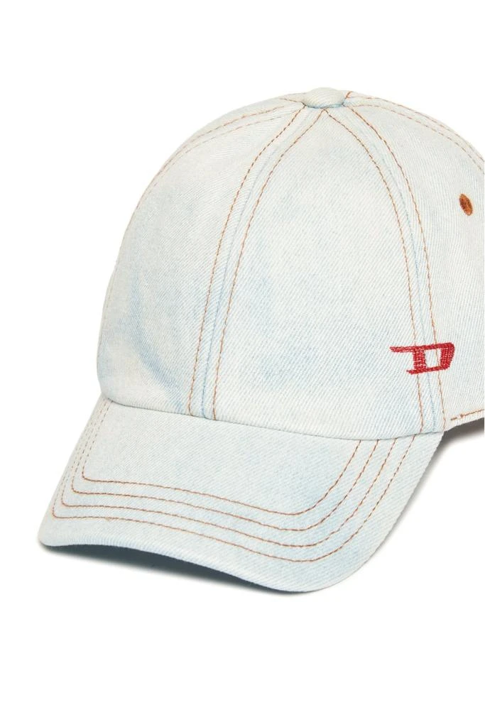 Diesel Kids Diesel Kids D-Logo Embroidered Denim Baseball Cap 3