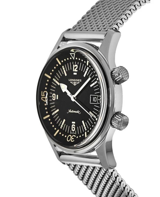 Longines Longines Legend Diver Automatic 42mm Black Dial Steel Men's Watch L3.774.4.50.6 3