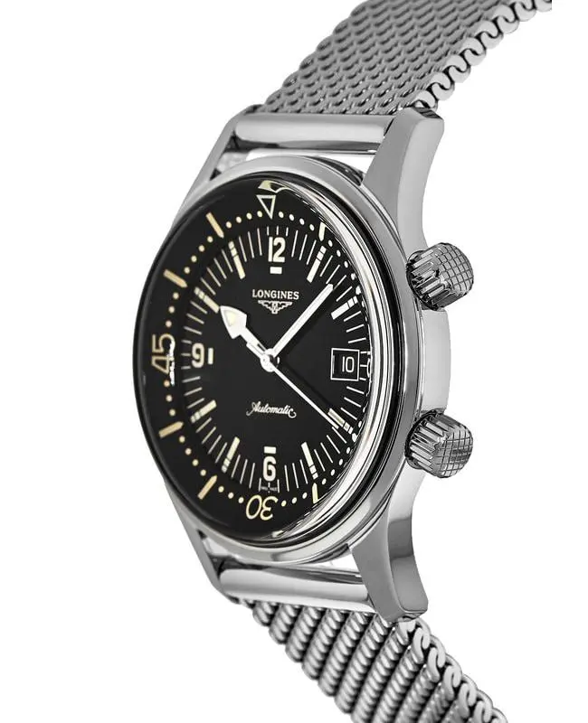 Longines Longines Legend Diver Automatic Automatic Black Dial Stainless Steel Men's Watch L3.774.4.50.6 3