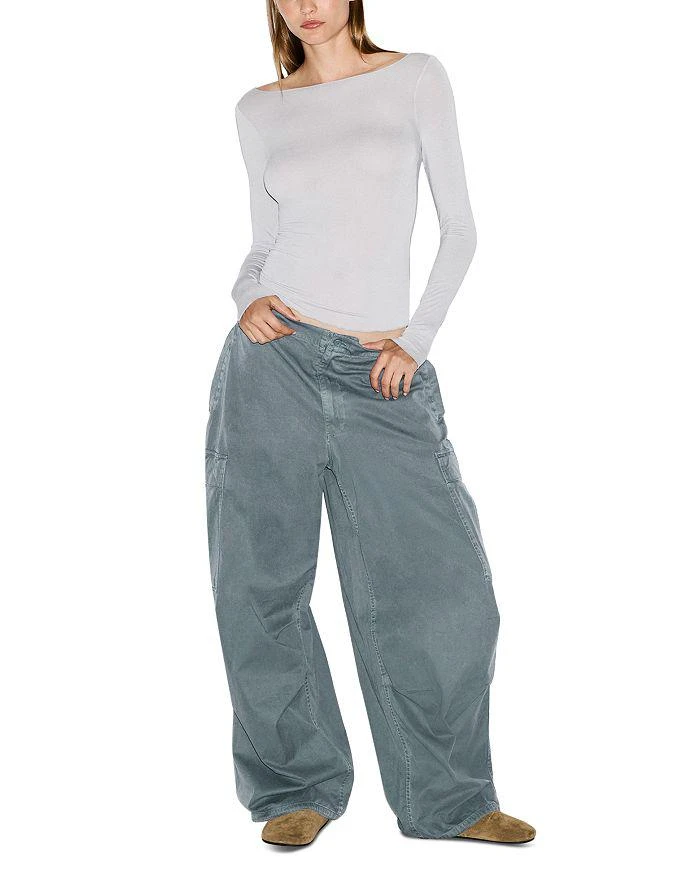 SKIMS Sheer Modal Long Sleeve Tee 4